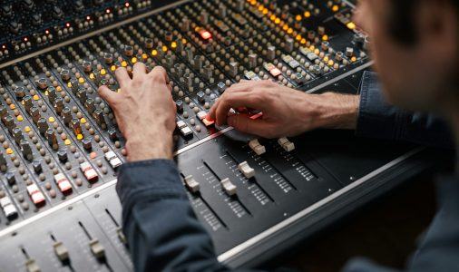 Music Producer Close Up